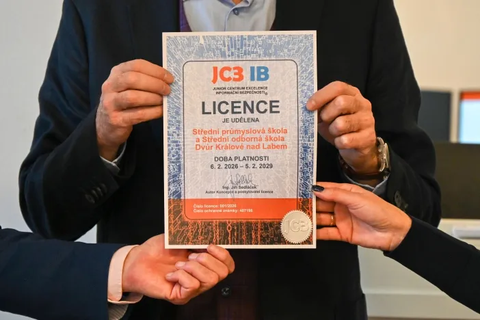 Průmyslová škola ve Dvoře Králové je na špici v oblasti výuky kybernetické bezpečnosti 